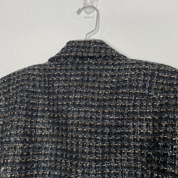 Lane Bryant Black and White Tweed Blazer - Picture 12 of 13